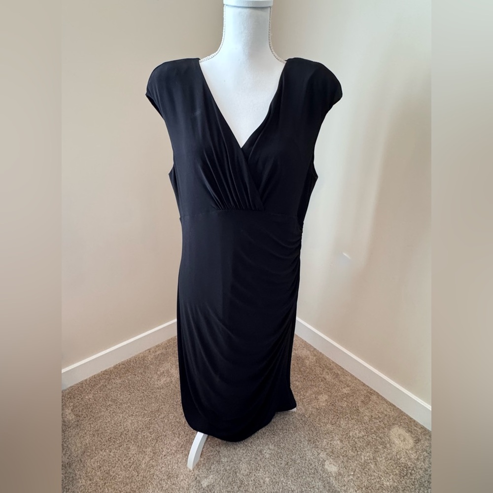 Ralph Lauren Elegant Black Sleeveless Dress